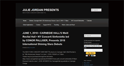 Desktop Screenshot of juliejordanpresents.com